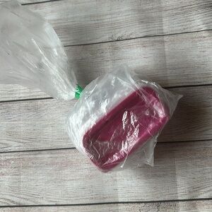 NIB Set of two Tupperware Basic Bright Mini Rectangular Snack Containers w/lids